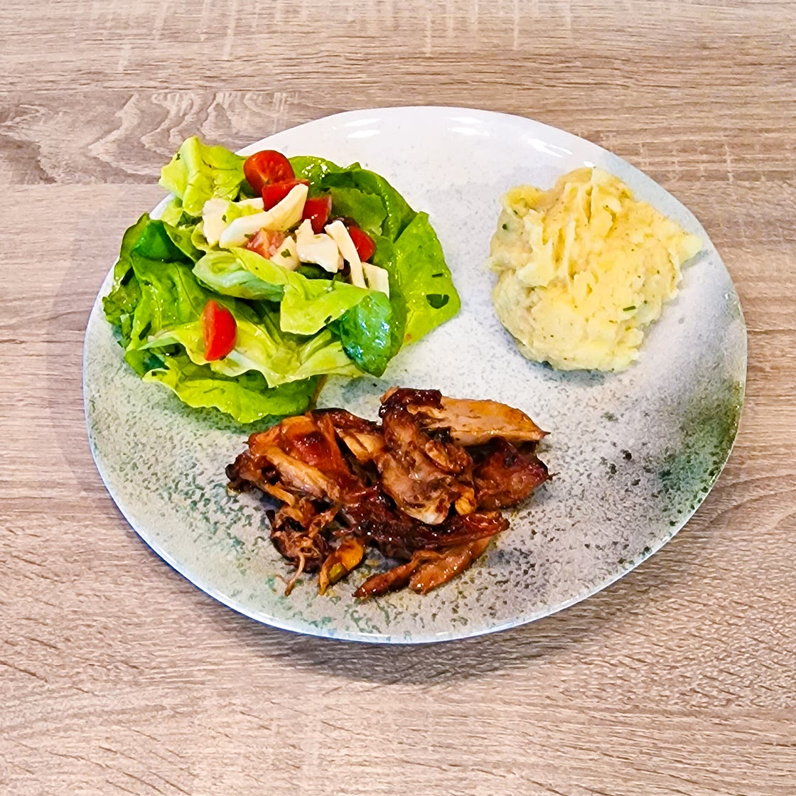 Cuisses de poulet à la sauce soja au miel et au paprika