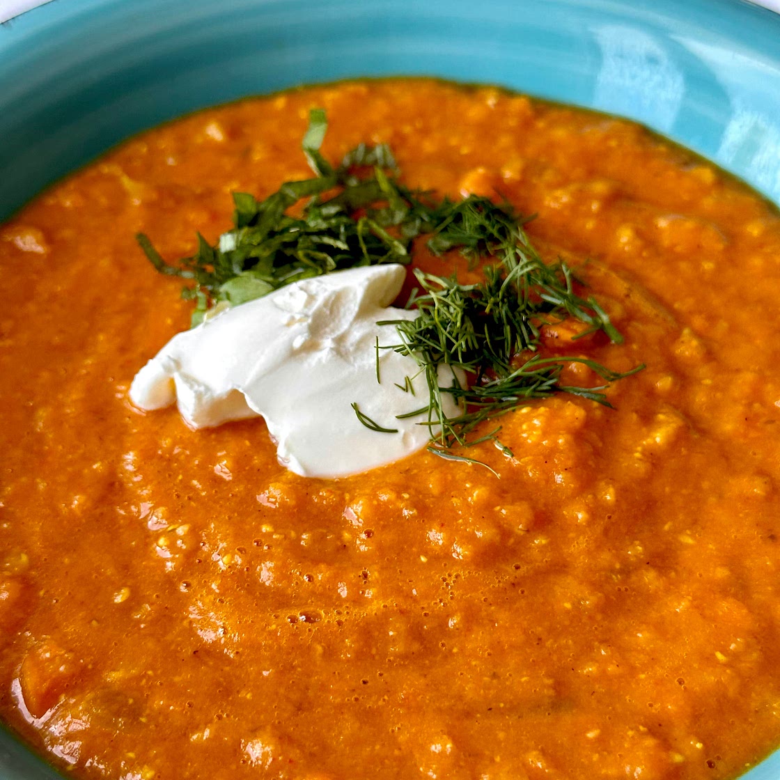 Spiced Red Lentil Soup 