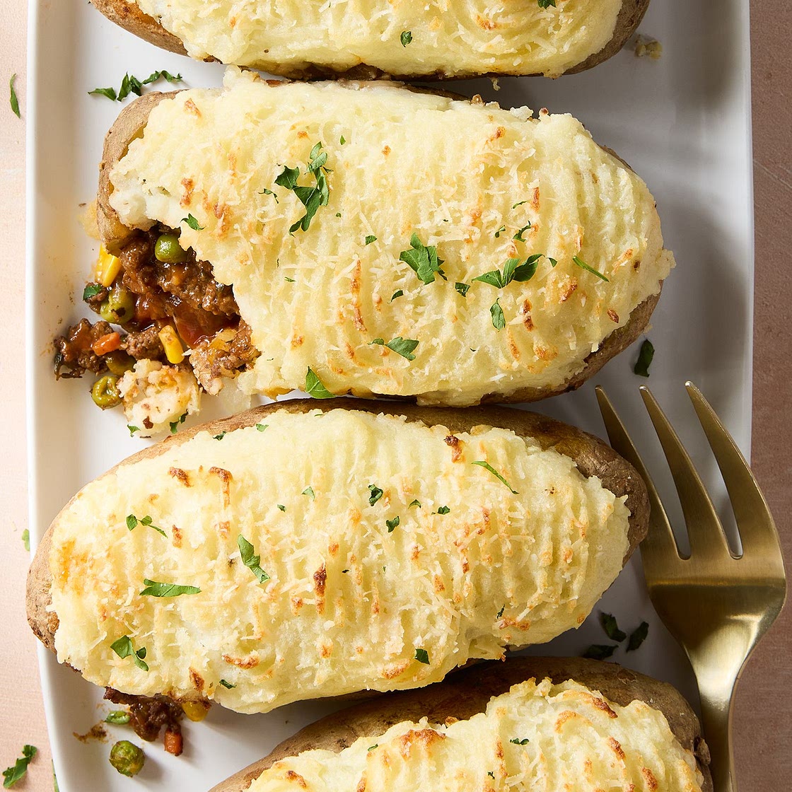 Shepherd's Pie Baked Potatoes