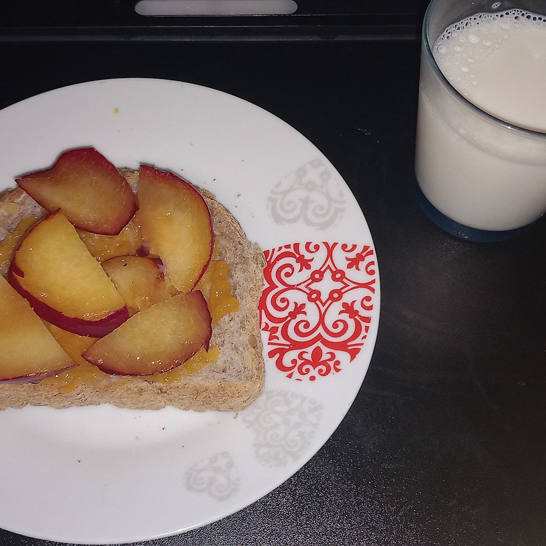 Toast e latte