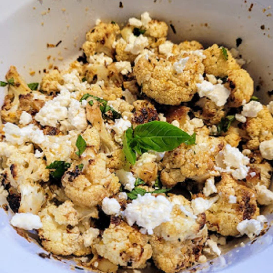 Lemon Roasted Cauliflower