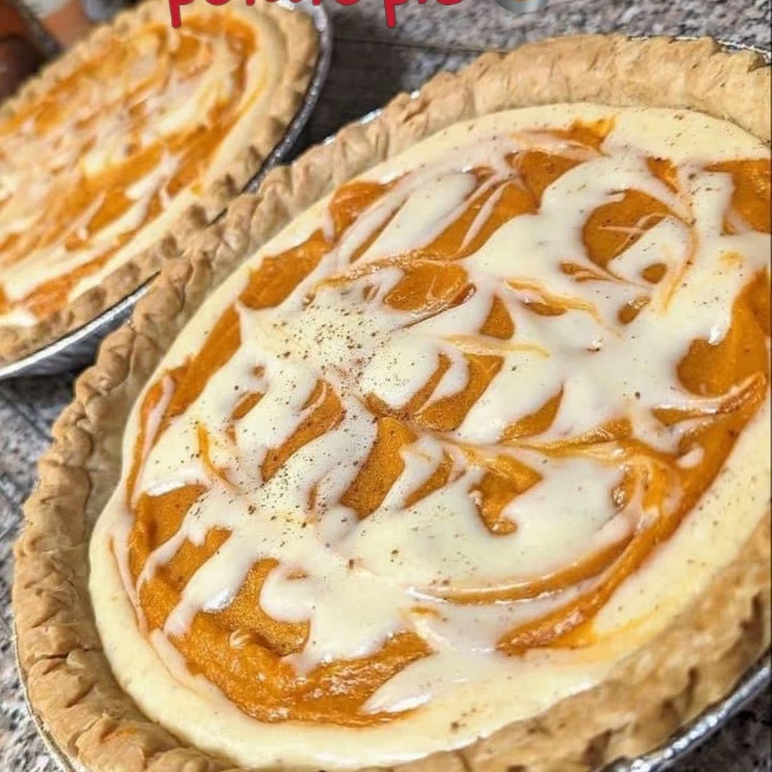 Cream Cheese Sweet Potato Pie