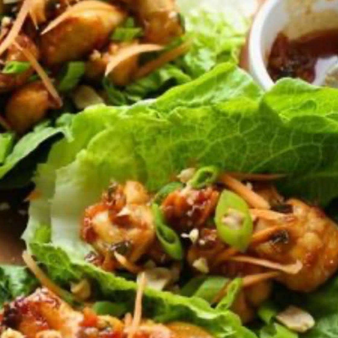 Teriyaki Chicken Lettuce Wraps