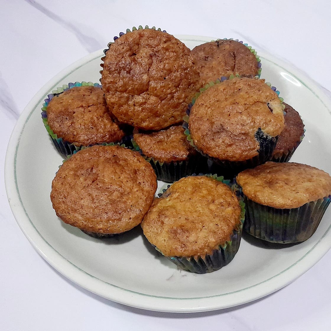Easy banana berries muffins recipe