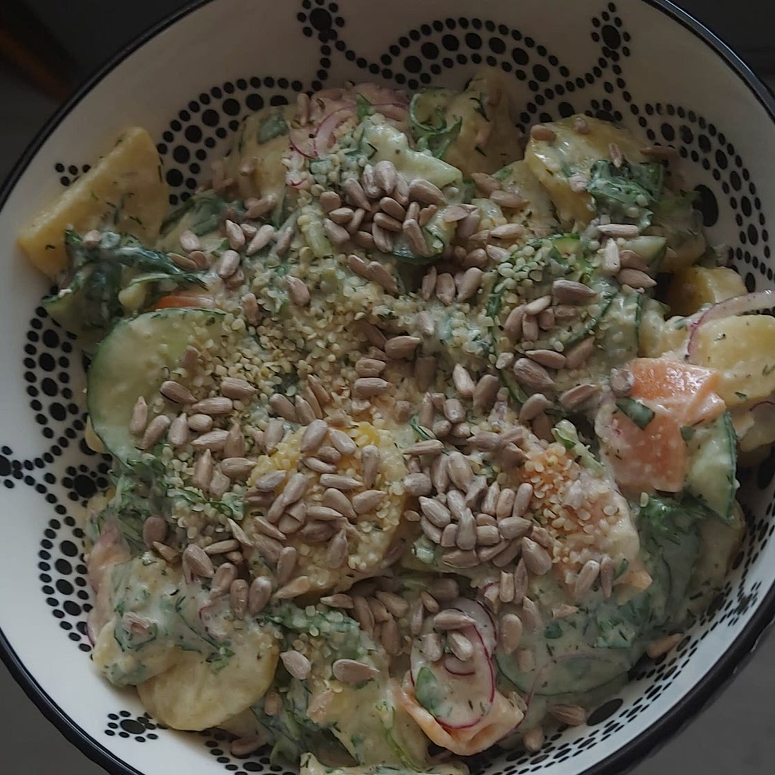Veganer Kartoffel-Lax-Dill-Salat