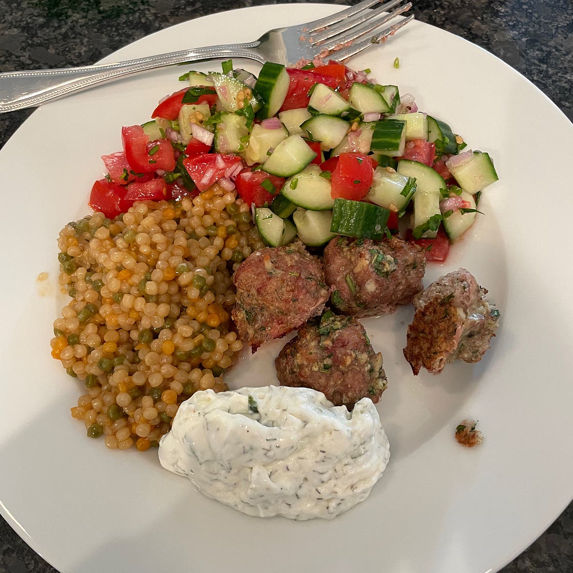 Mediterranean Meatball Bowl