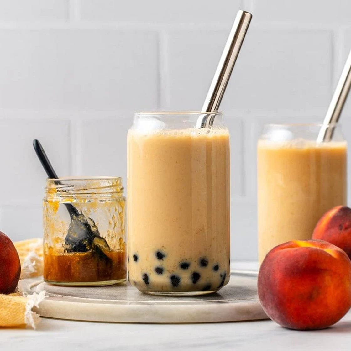 Peach Oolong Milk Tea