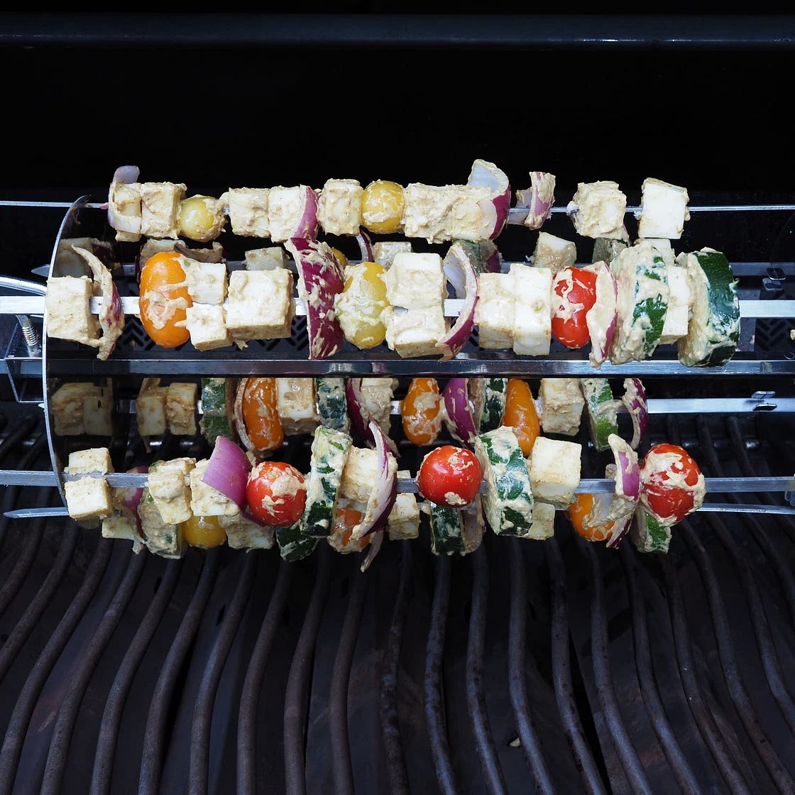 Keto Paneer Tikka Kebabs