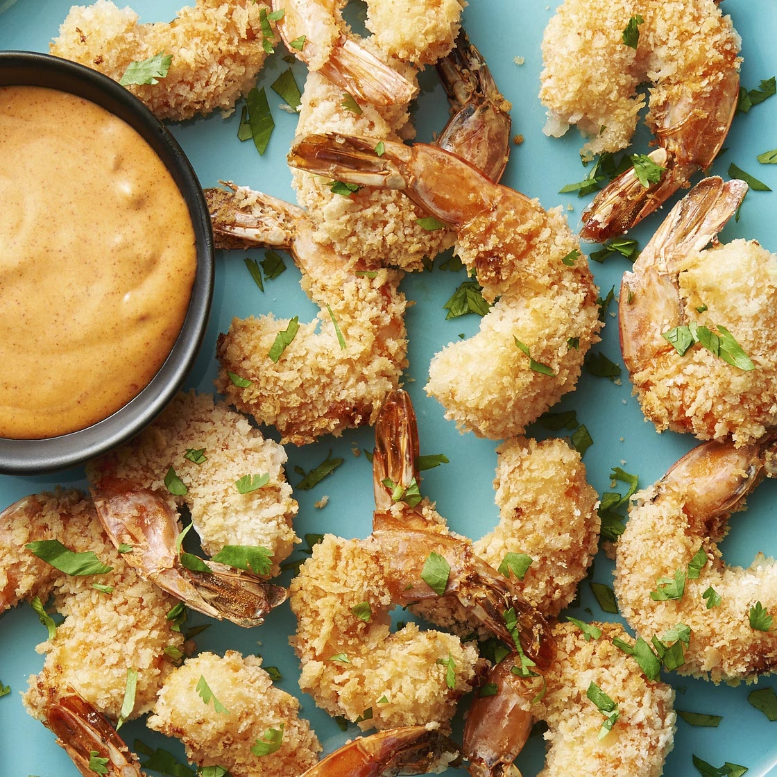 Air Fryer Asian Shrimp with Yum Yum Sauce