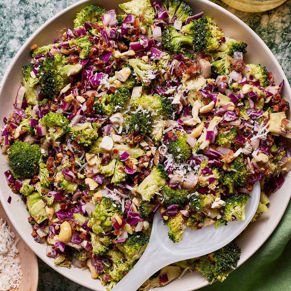 Crunchy Broccoli Salad with Honey Dijon Vinaigrette