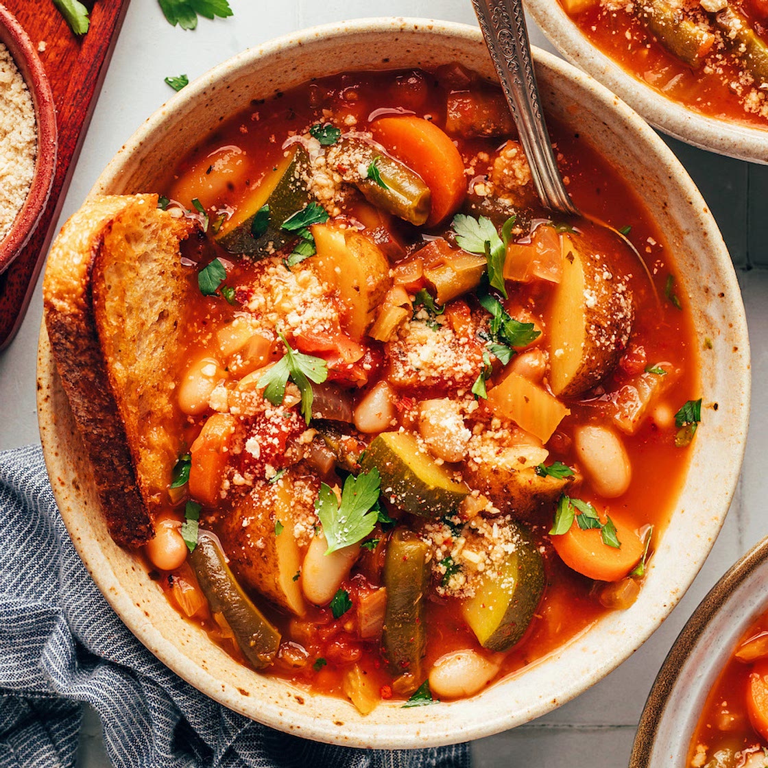 Veggie-Packed White Bean Minestrone