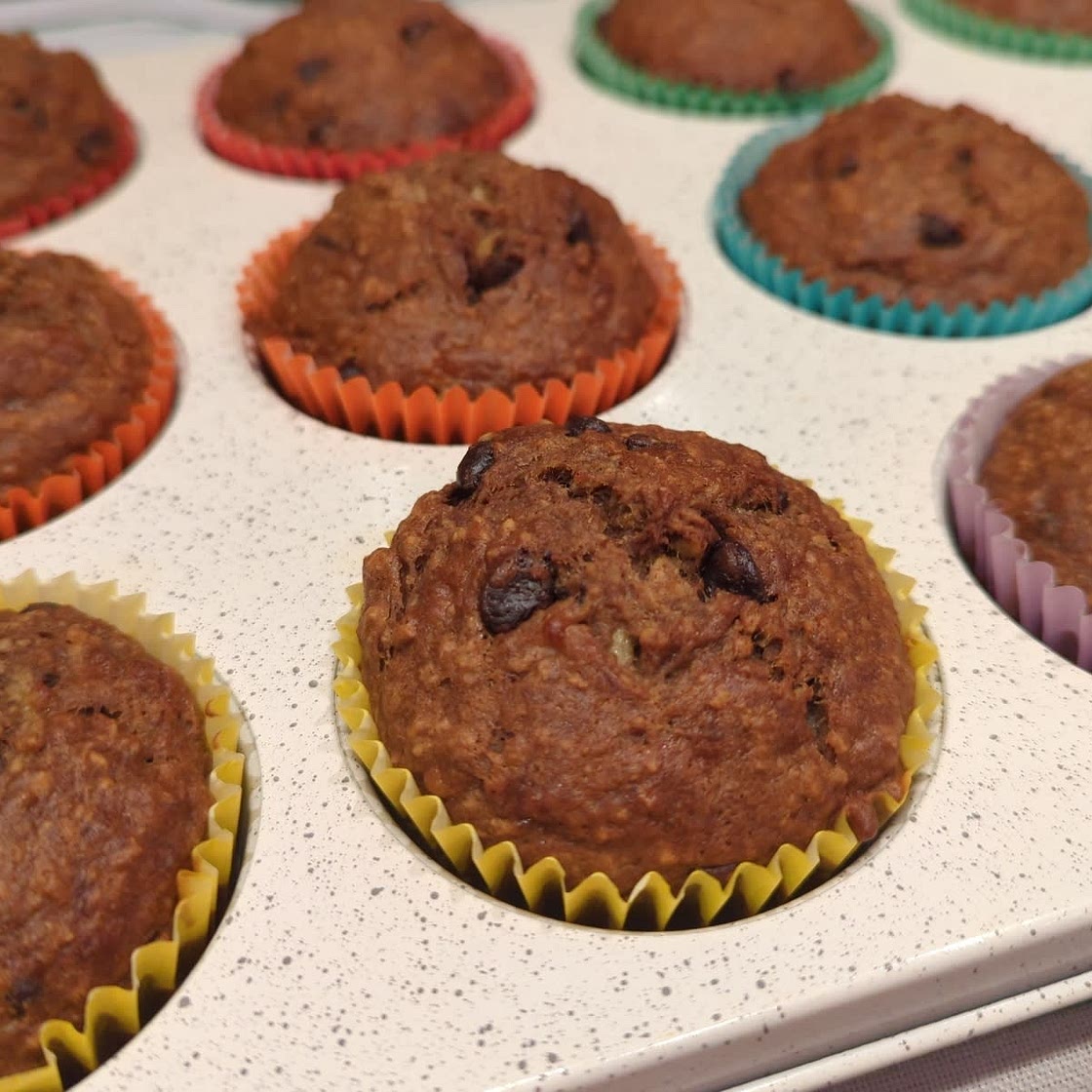 Banana Chocolate Chip Muffins