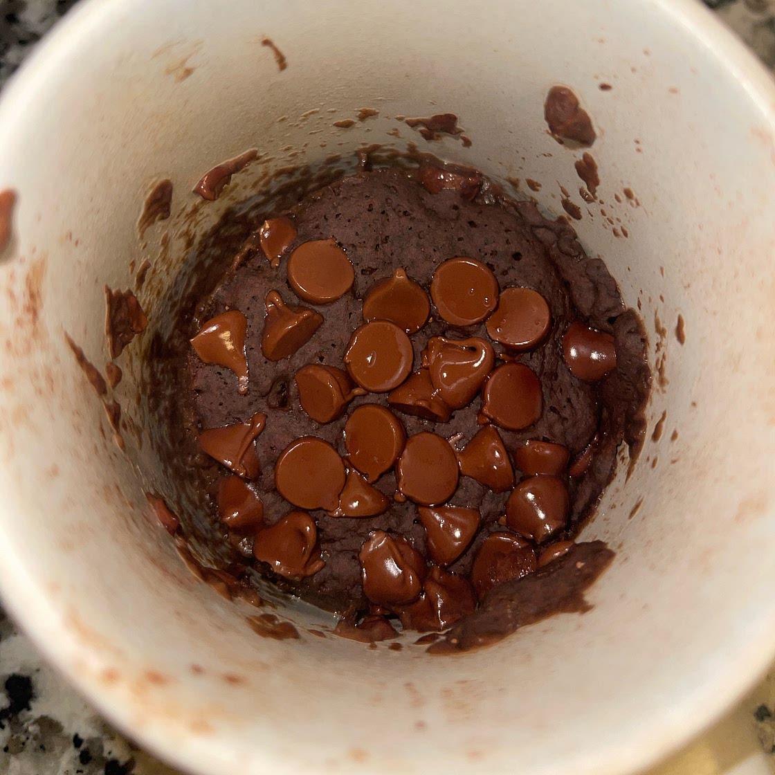 100 calorie chocolate mug cake