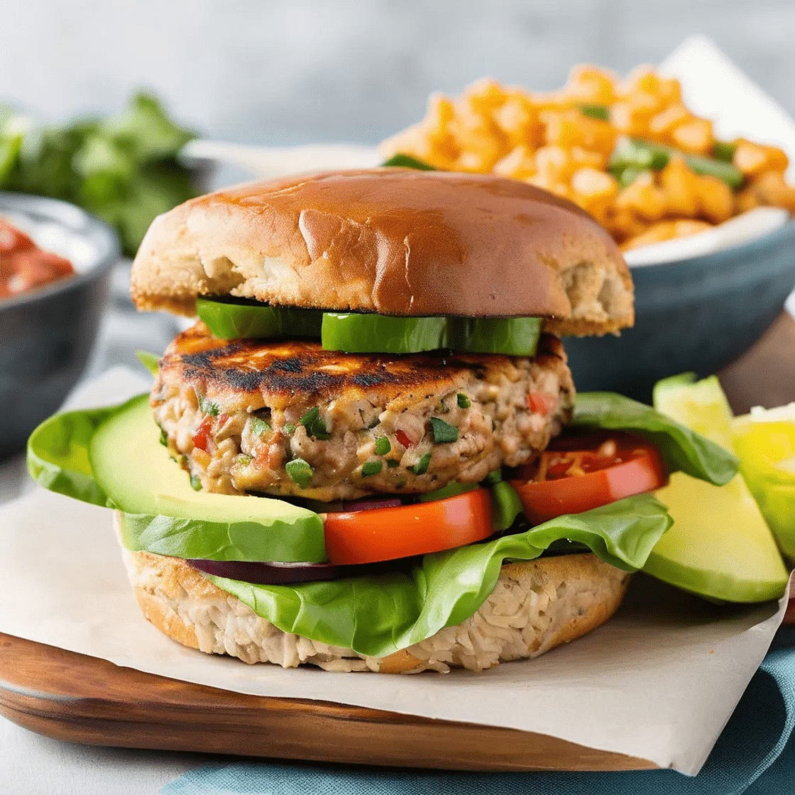 Turkey bean burger