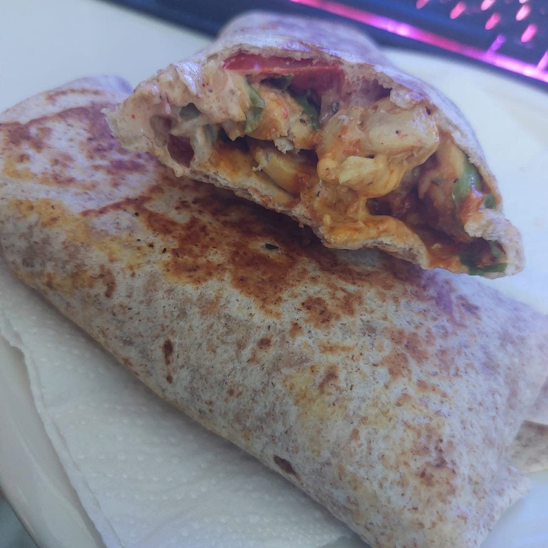 Chicken lunch wraps