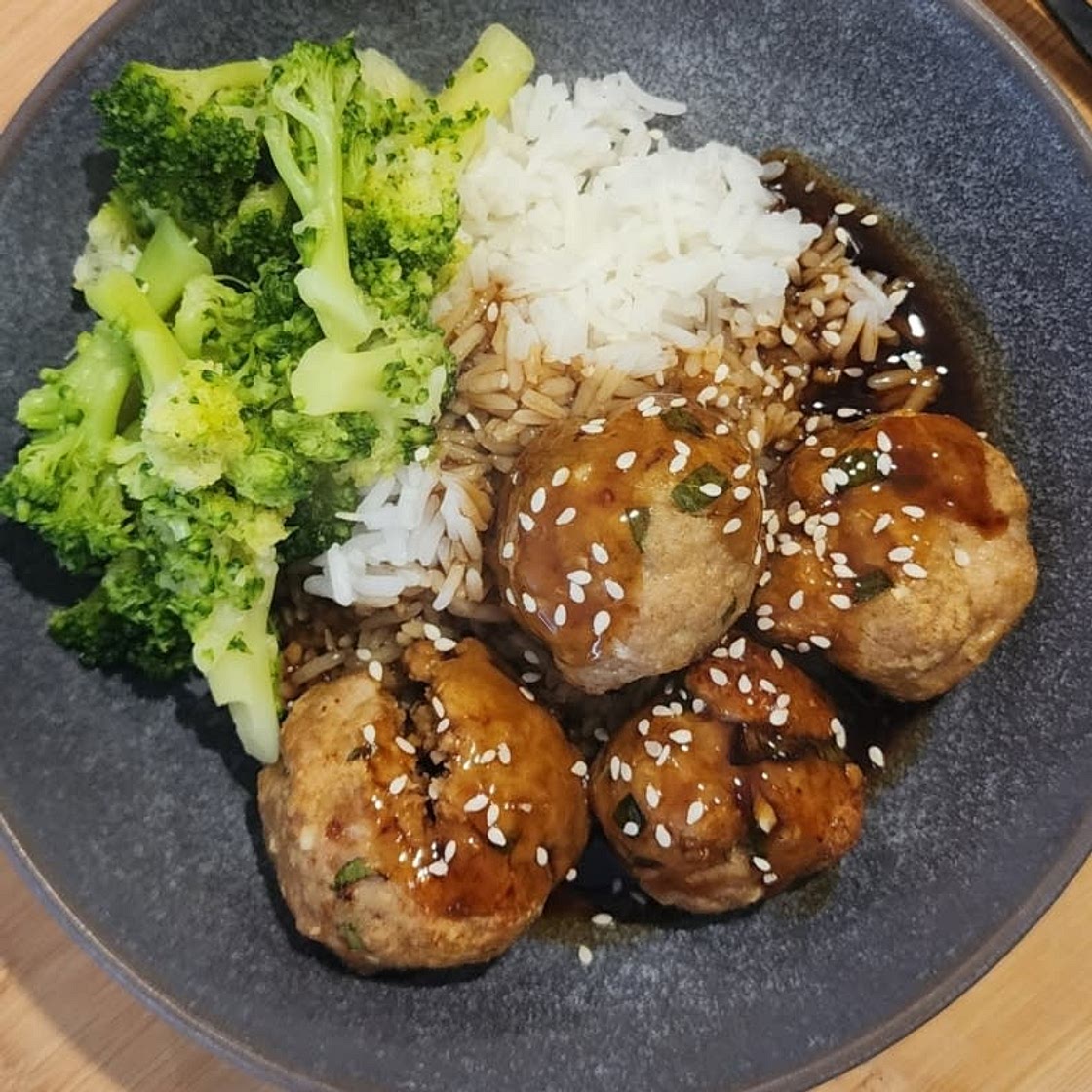 Teriyaki Meatball Bowls