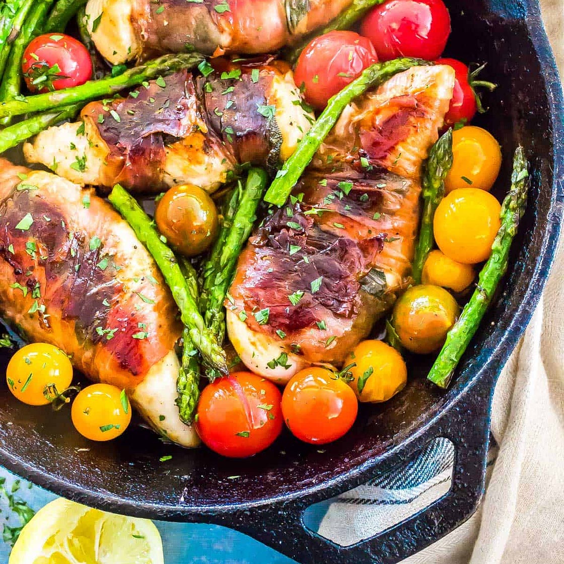 Keto Chicken Saltimbocca