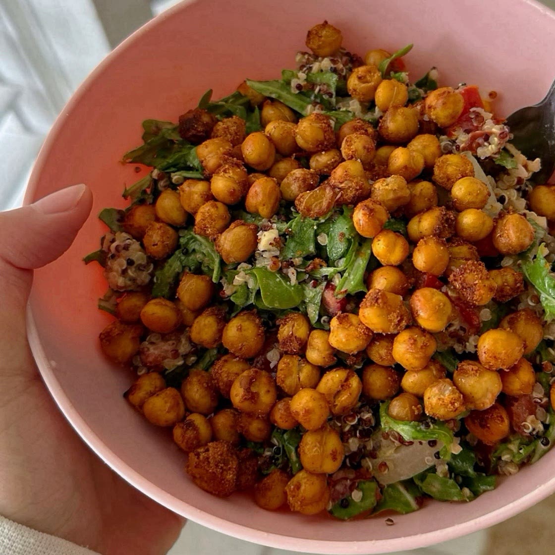 Perfectly Protein Rich Crispy Chickpeas 