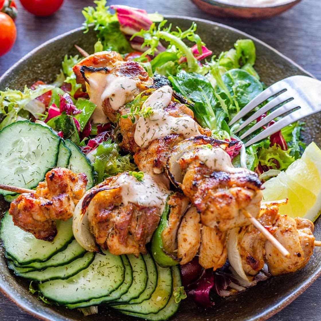 Grilled Chicken Kabobs