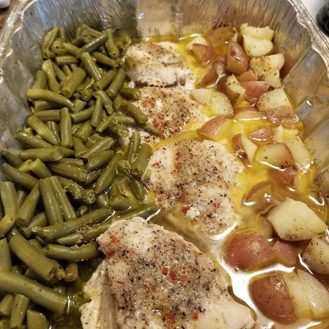 Zesty chicken casserole