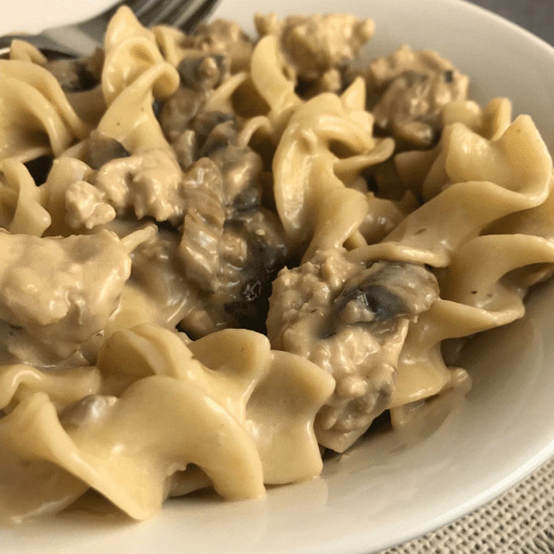 Ground Turkey Stroganoff