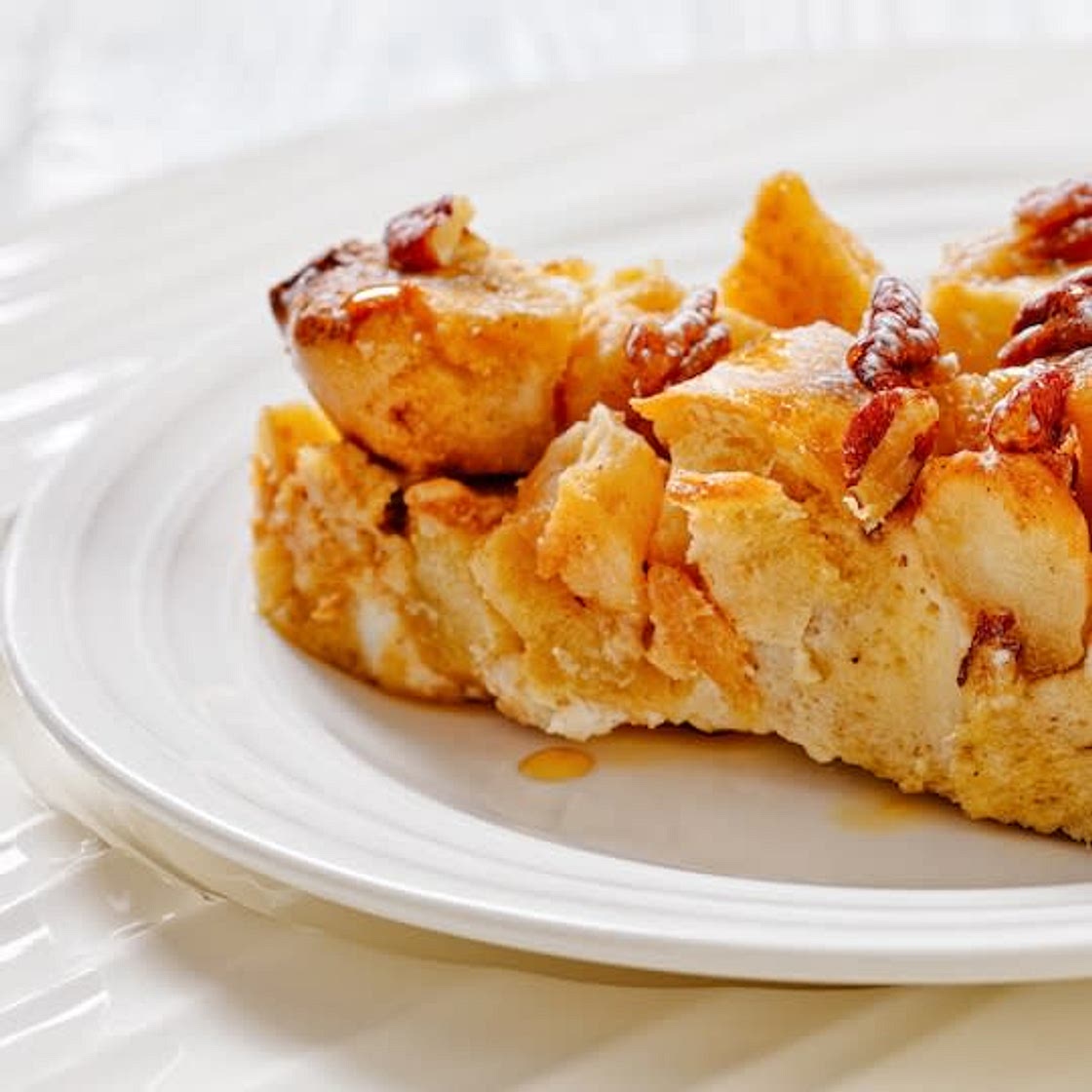 Apple French Toast Baked Casserole (Freezer/Vegetarian)