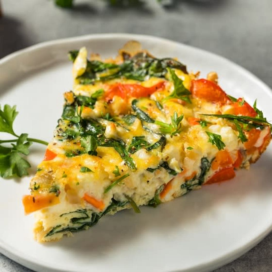 Vegetable Frittata (Freezer/Vegetarian/Gluten Free/Low Sodium)