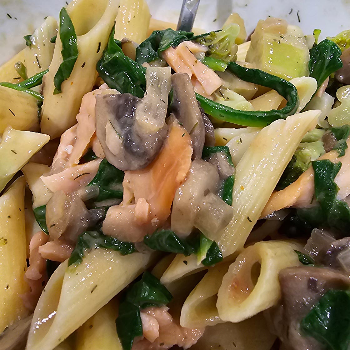 Salmon & Broccoli Pasta