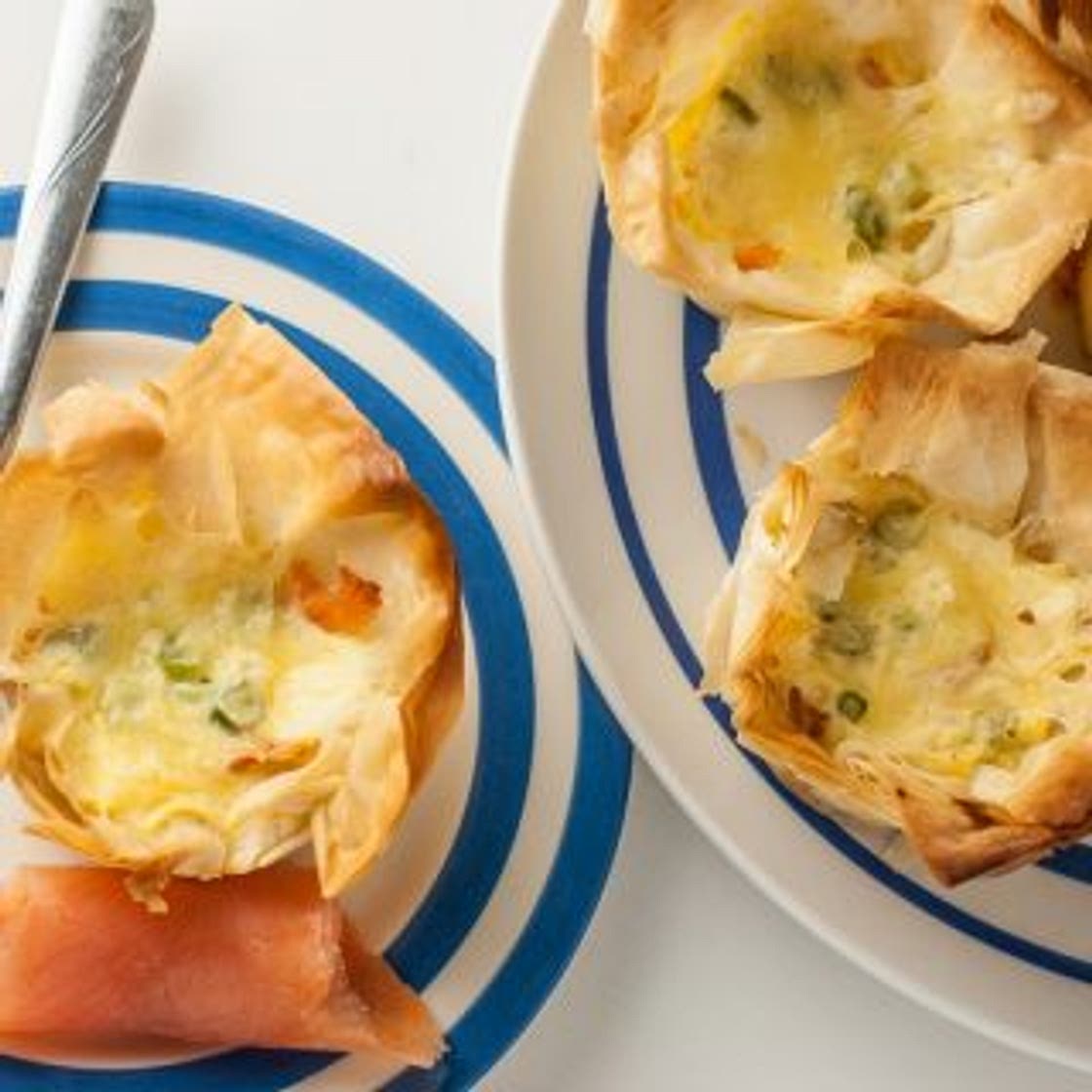 Salmon Filo Quiches (with British Lion Eggs)