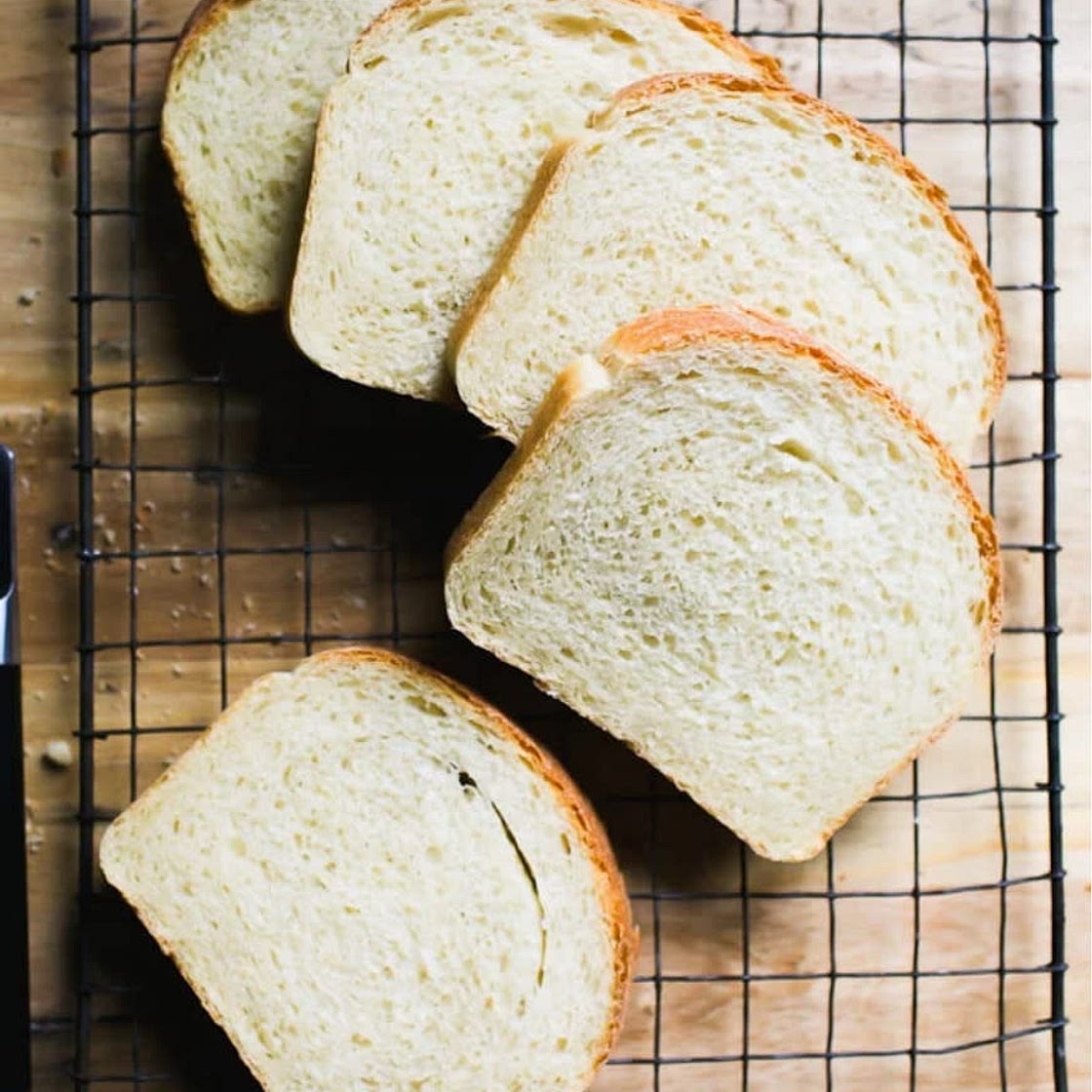 white loaf bread sourdough