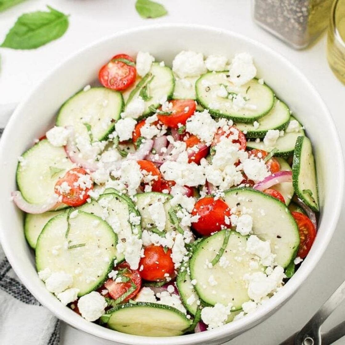 Cold Summer Zucchini Salad Recipe