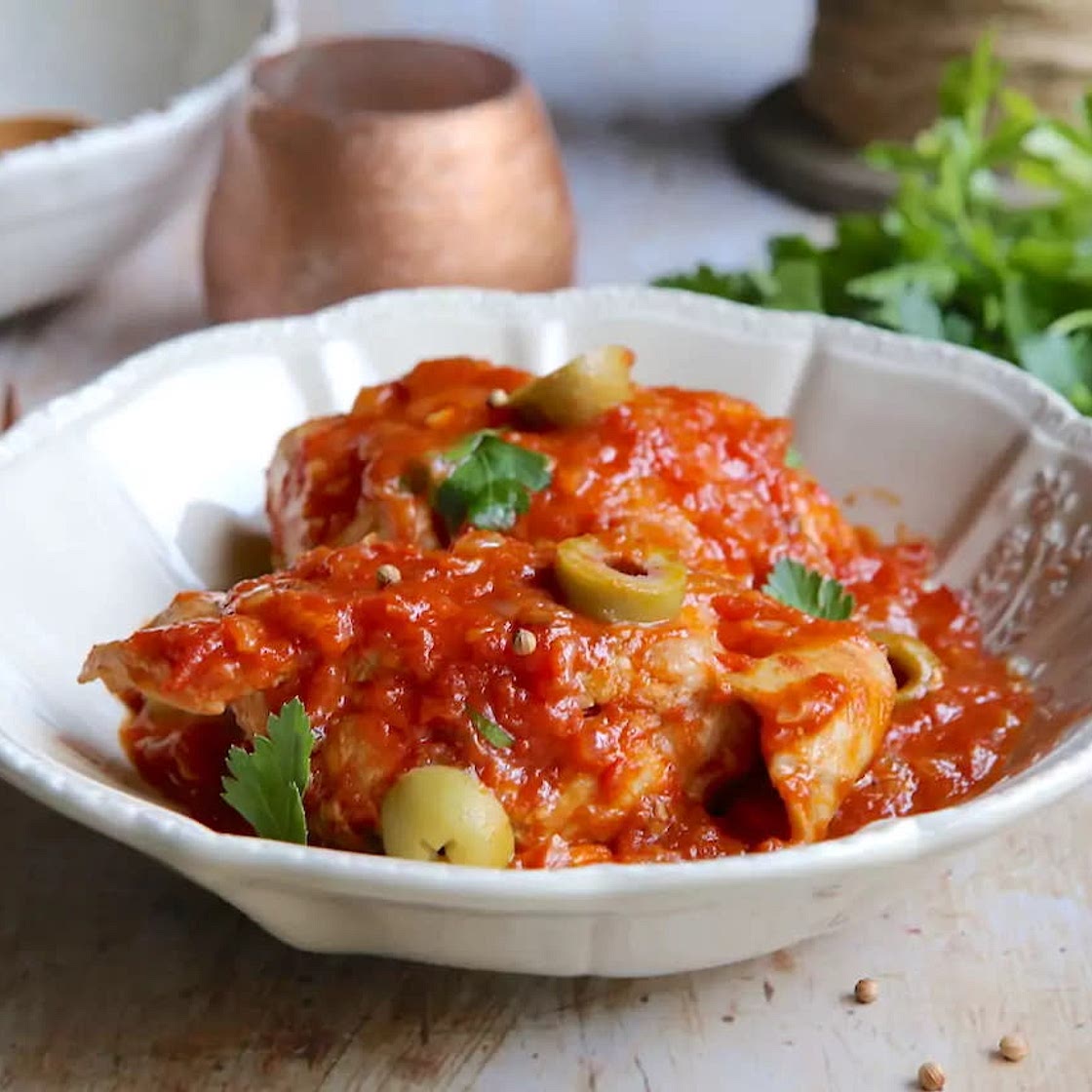Lapin tomates olive- rabbit tomato & olive