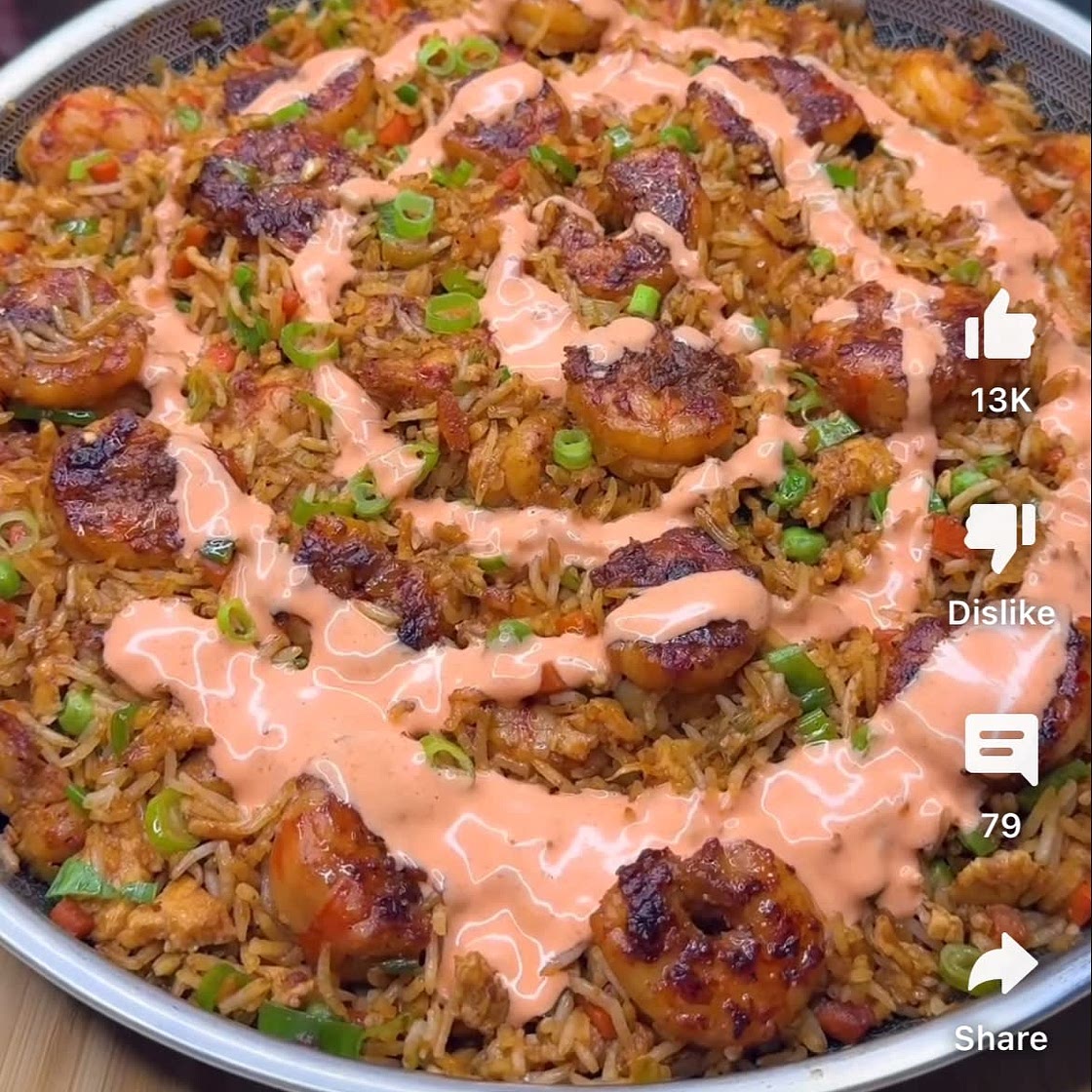 High Protein Shrimp Fried Rice