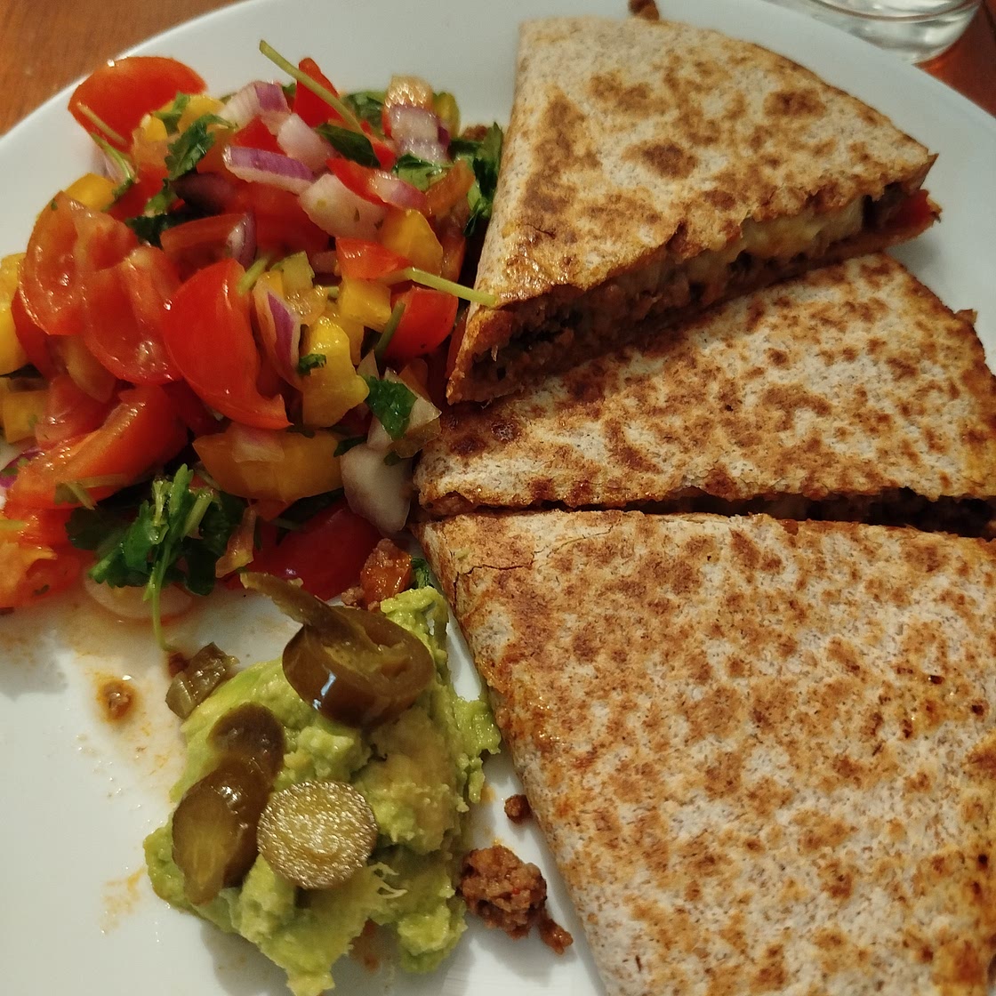 Second Nature Beef Quesadillas
