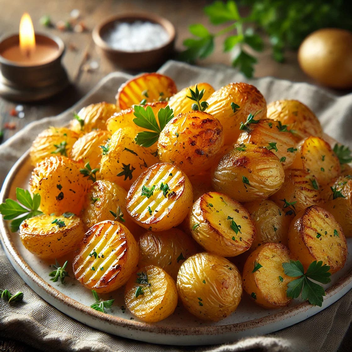 Roasted Gold Baby Potatoes