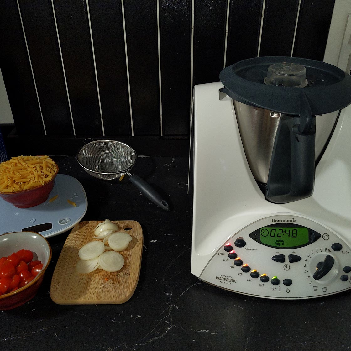 Pasta e lenticchie bimby