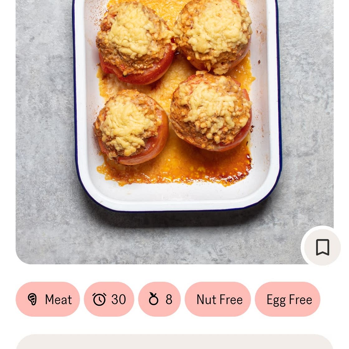 Sausage Rice Stuffed Baked Tomatoes