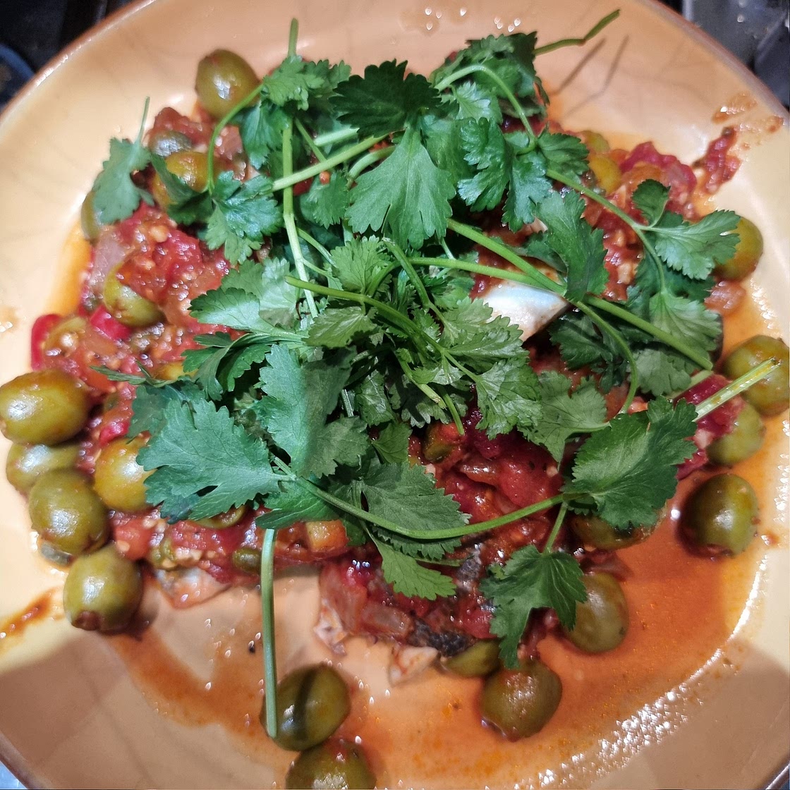 Fish in Veracruz Sauce (Paleo, Keto, Whole30, Gluten Free)
