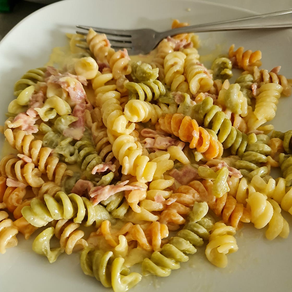 Fusilli Alfredo alpanda