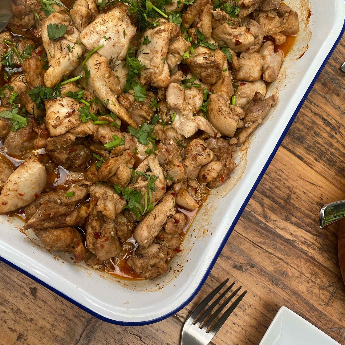 Oven-Cooked Chicken Shawarma