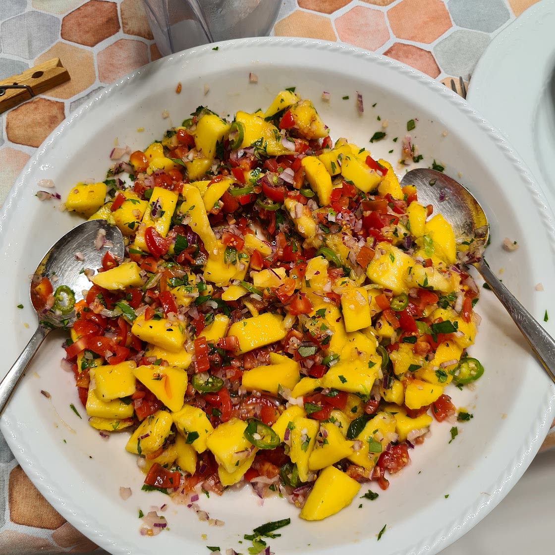 Mango ceviche