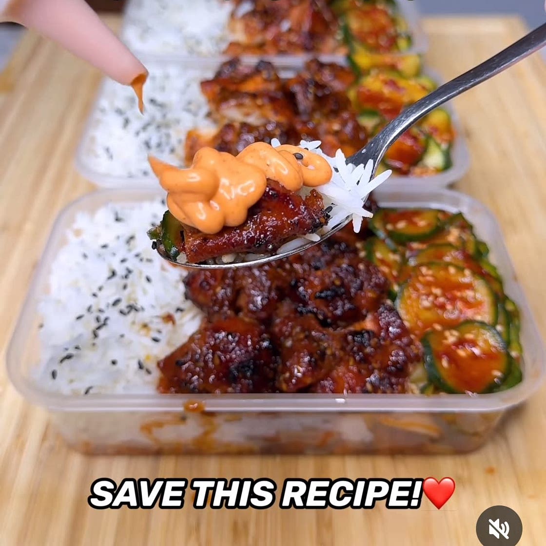 Korean BBQ Chicken Rice Bowl
