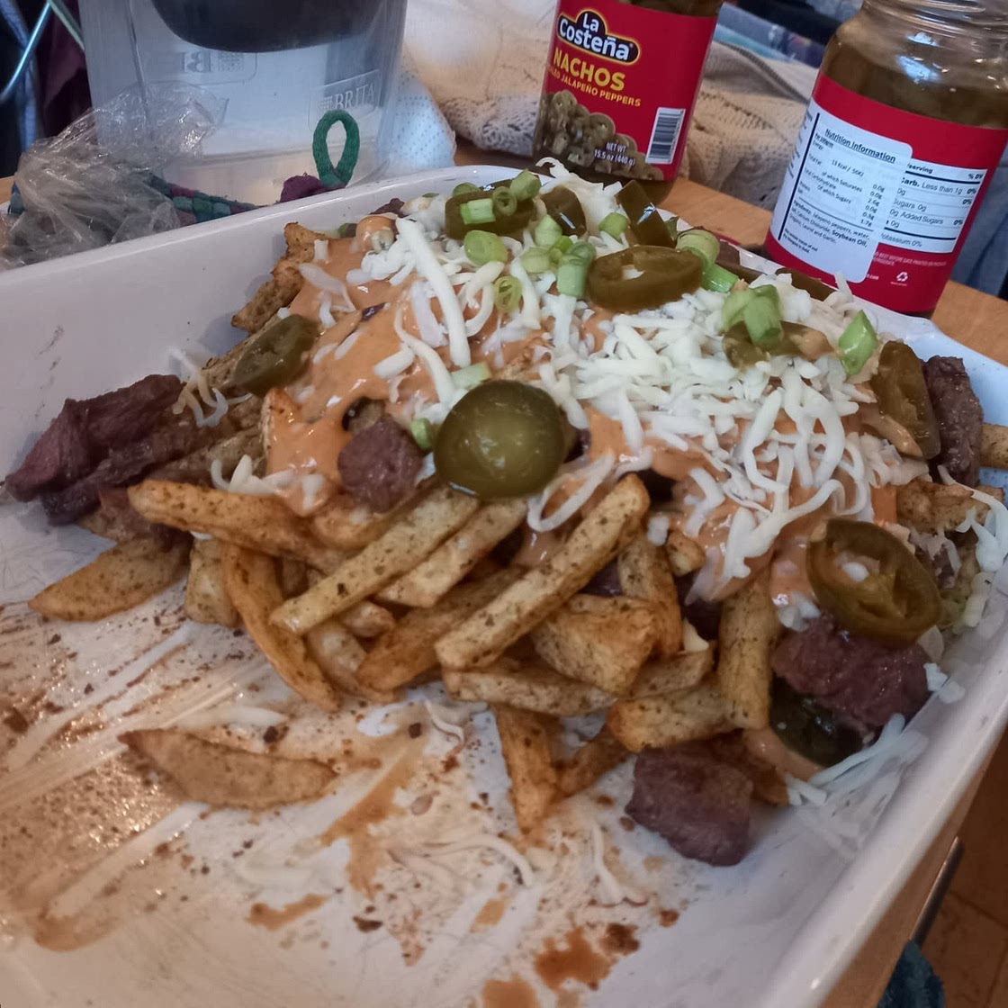 Steak-Topped Loaded Fries