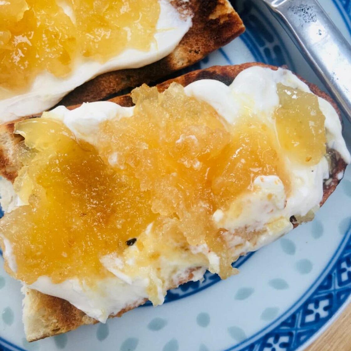 Lemon peel jam