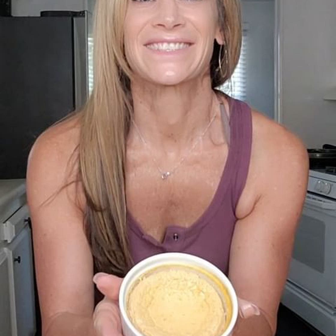 Pumpkin pie cottage cheese cake 