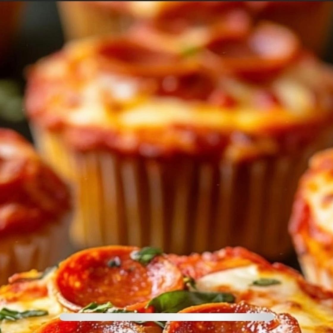 Deep Dish Pizza Cupcakes