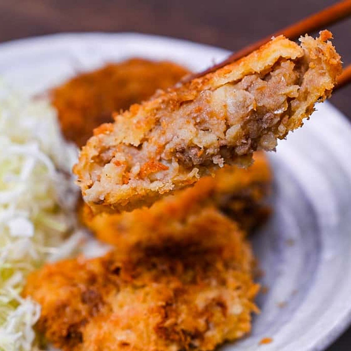 Korokke Recipe (Japanese Meat and Potato Croquette)