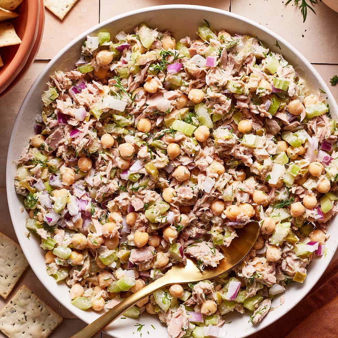 10 Minute Tuna Chickpea Salad