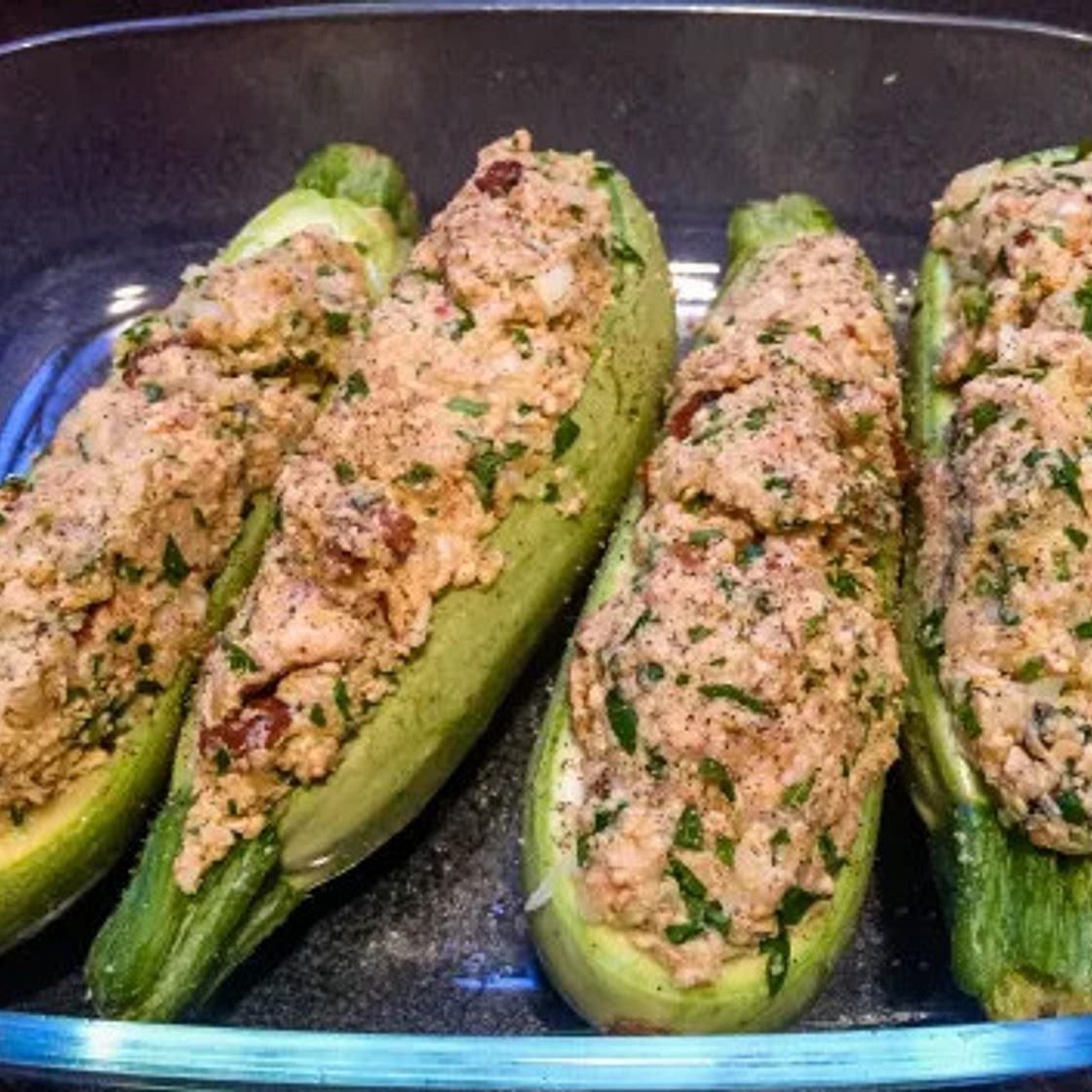 Courgettes farcies "à l'indienne"