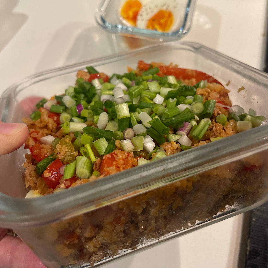 KETO DIRTY CAULIFLOWER RICE RECIPE